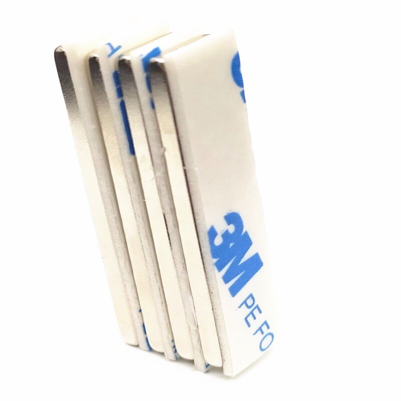 N52 100x10x3 Super Strong Magnetic Magnets Length 100mm Permanent Neodymium Magnet 100x10x3mm Longer Sheet Magnet 100*10*3 100mm: 5PCS  With Glue
