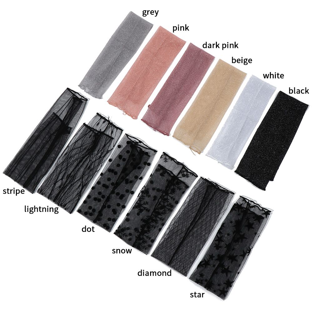 Gants longs en dentelle sans doigts pour femmes, manchons de Protection solaire, maille en dentelle, fins pour cyclisme, mancherons pour les bras de conduite,