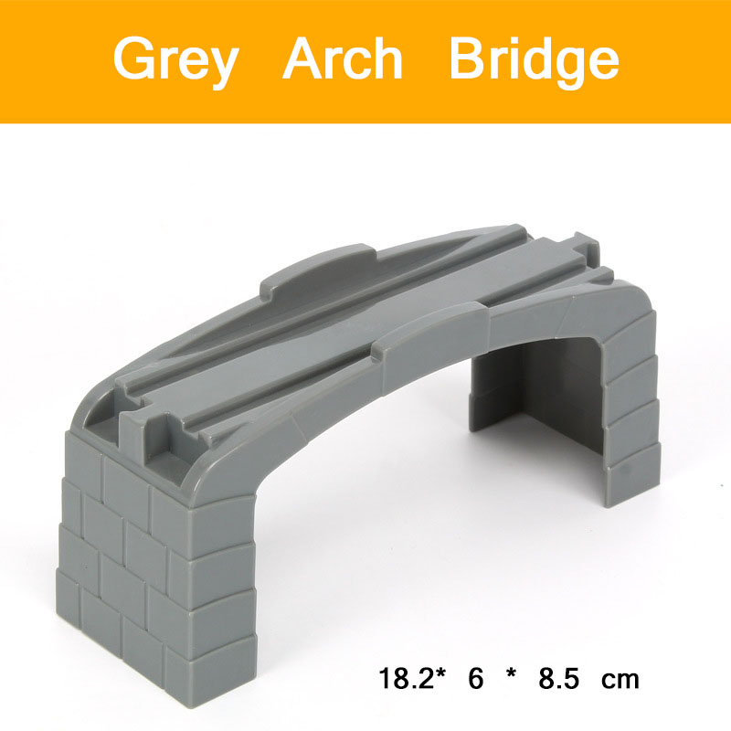 Houten Trein Station Auto Garage Speelgoed Beuken Houten Track Railway Bridge Fit Biro Alle Merken Houten Spoor Speelgoed Voor Kinderen: Army Green