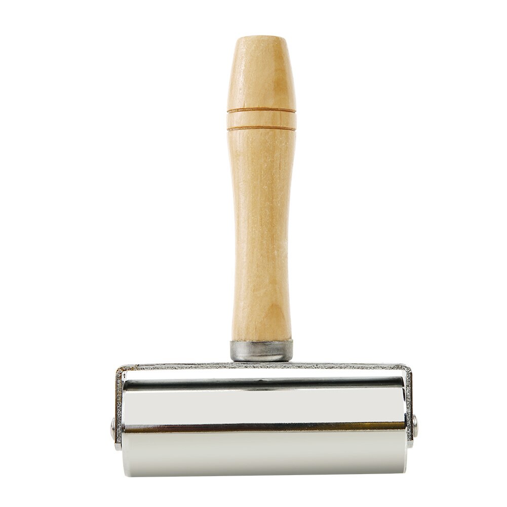 26/60/100mm diy læderlim kanter laminering hjul læder håndværk rulle håndværk håndlavet krølleværktøj gyldent håndværk glattere: 100mm hvide