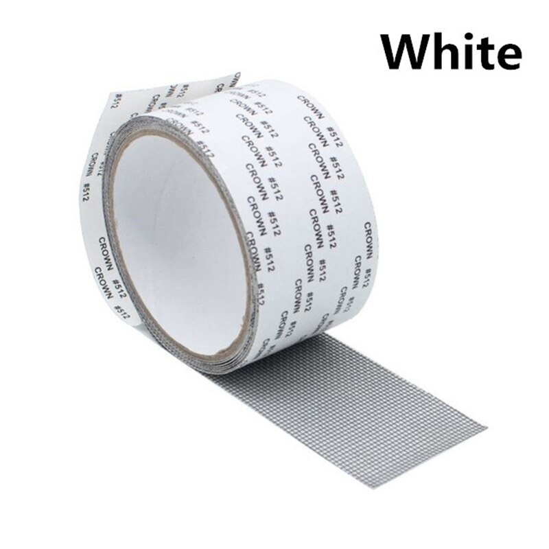 Self-installing and Disassembling Velcro Screens Door Curtains Mosquito Fly Ventilation Non-magnetic Fly Mosquito Window Screen: White5x200cm