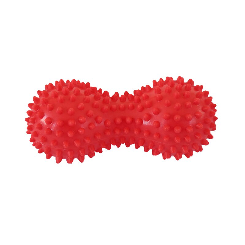 Pinda Vorm Voet Massage Bal Yoga Levert Met Doornen Massage Roller Ball Therapie Ontspannen Oefening Fitness Apparatuur: red