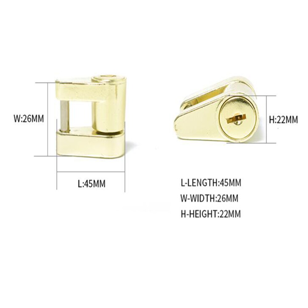 Trailer Coupler Padlock Solid Brass Trailer Locks for Hitch Security Protector Theft Protection