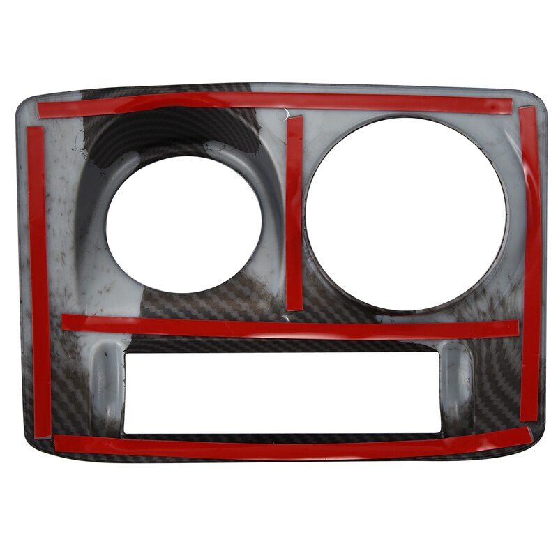 ABS Carbon Fiber Grain 4WD Four-Wheel Drive Panel Center Console Trim for 4Runner SR5 Limited