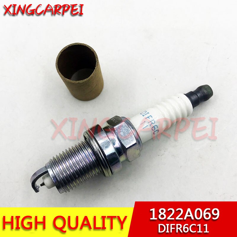 6pcs 1822A069 DIFR6C11 Dual Iridium Spark Plug for Mitsubishi Pajero Montero 3.0 V93W MN1822A069 DIFR6C11