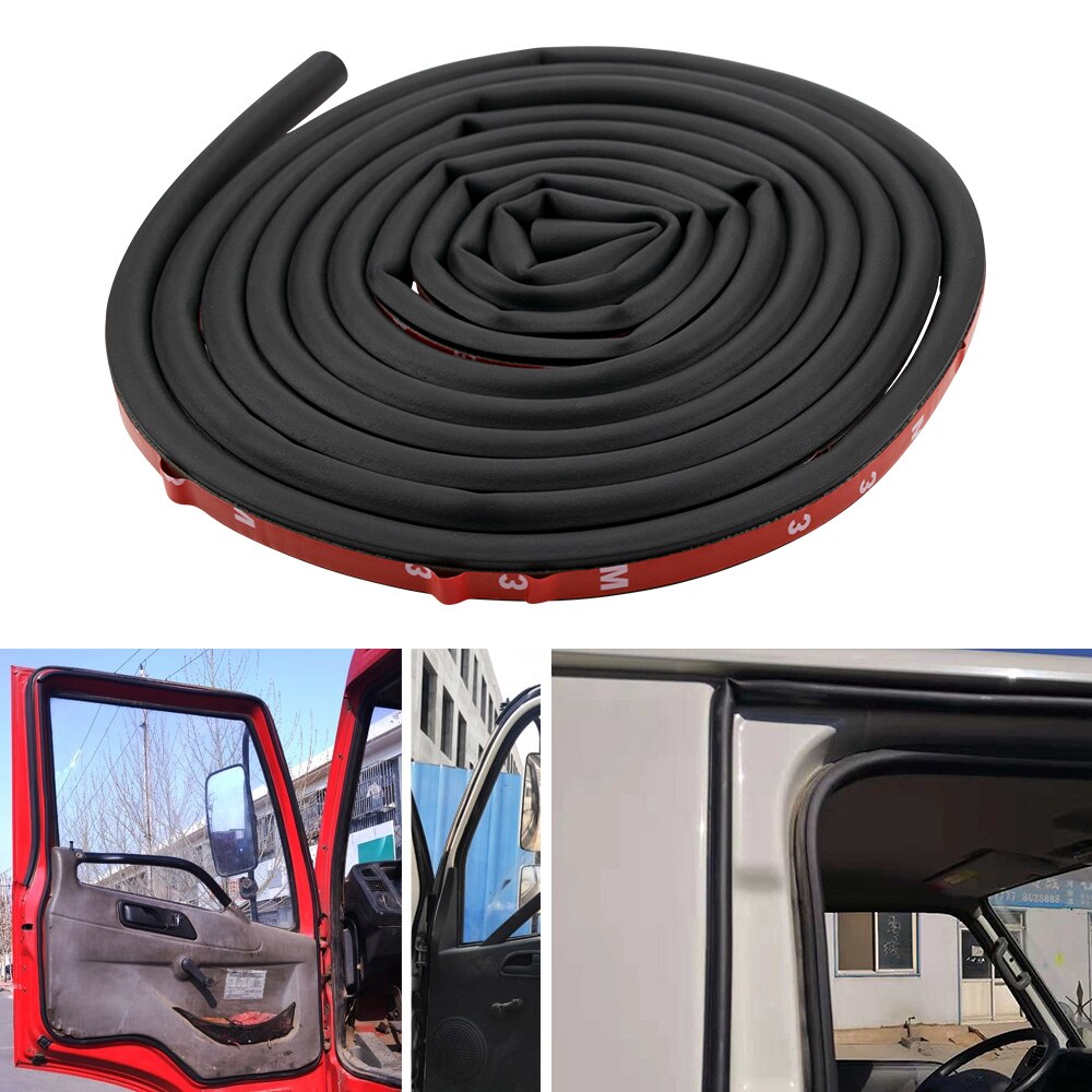 4M Grote D Soort Auto Deur Afdichting Tochtstrip Noise Isolatie Afdichting Rubber Strip Trim Auto Rubber Afdichtingen Afdichting Rubber deur