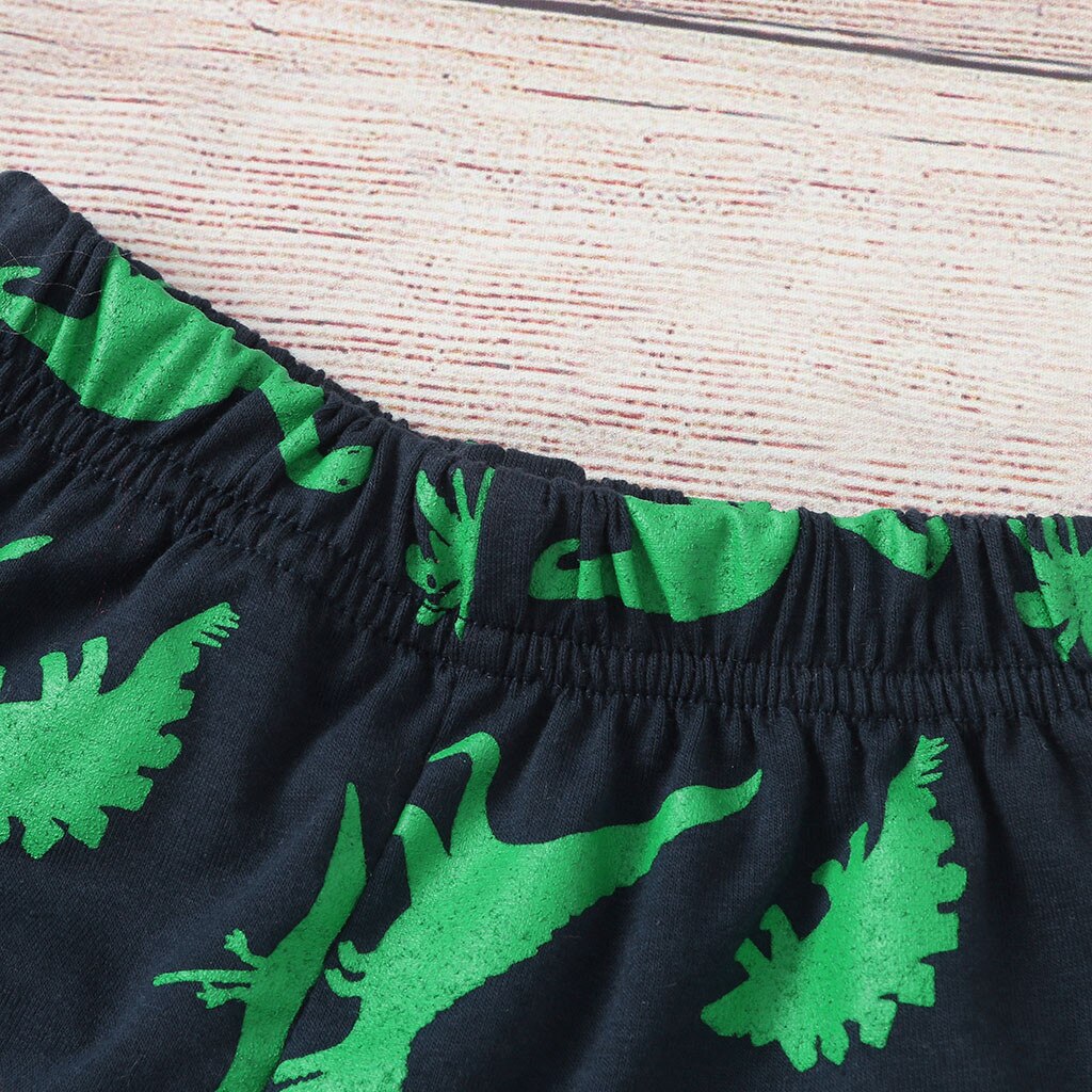Summer Clothes Children Kids Boys Baby Kids Girls Summer Dinosaur Vest+shorts Outfit Set Clothes Two Pieces Roupas