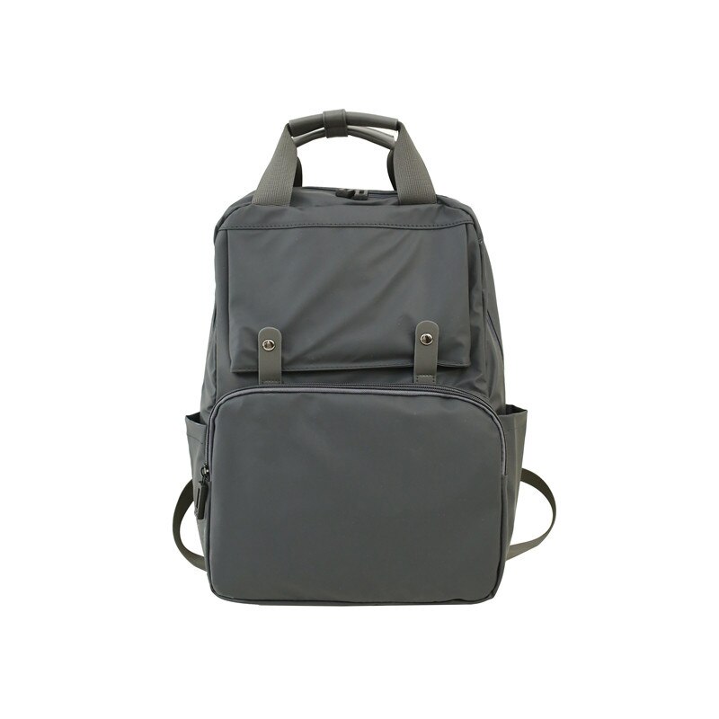 Rucksack männer Neue Fluss Junger Schüler Computer Tasche lässig Einfache Tragbare Oxford Tuch Rucksack: dunkel grau