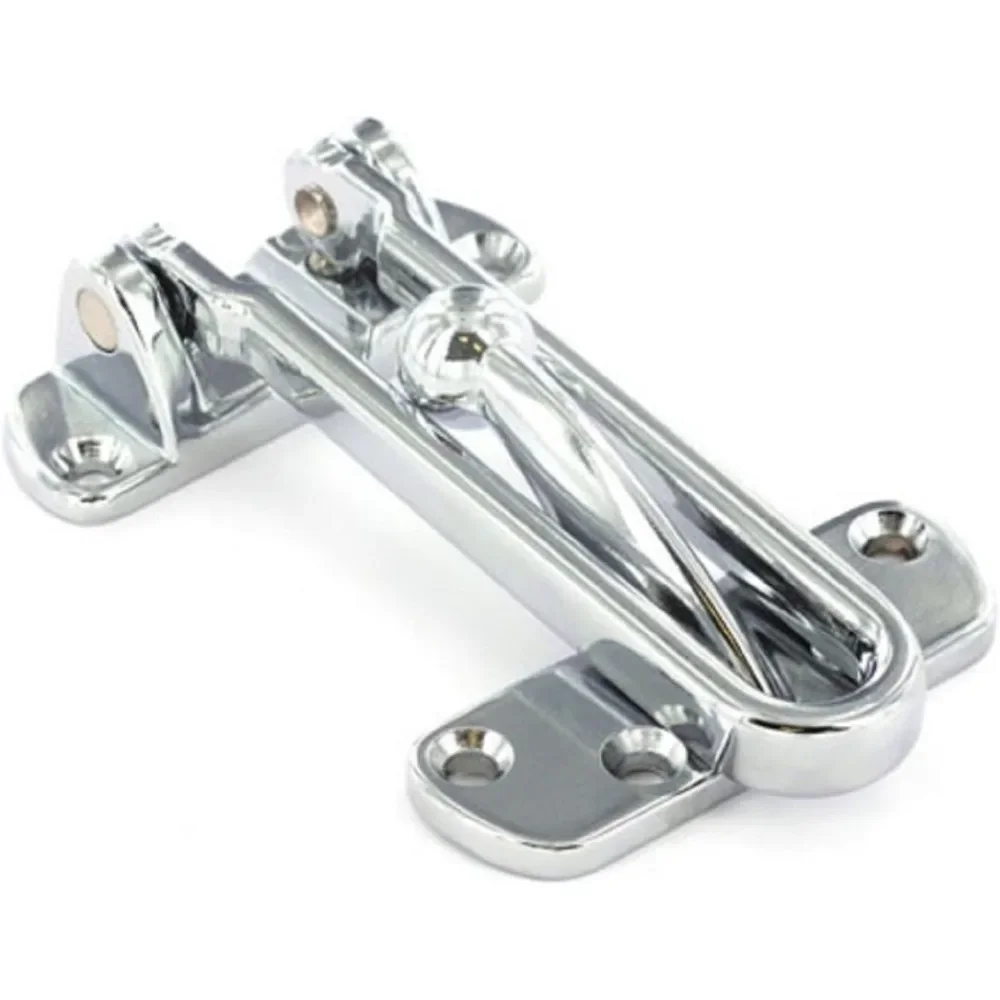 Interior Door Bolt Luminous Bolt old-fashioned Surface-mounted Room Roor Latch 90 Degree Heavy-duty Lock: Burgundy