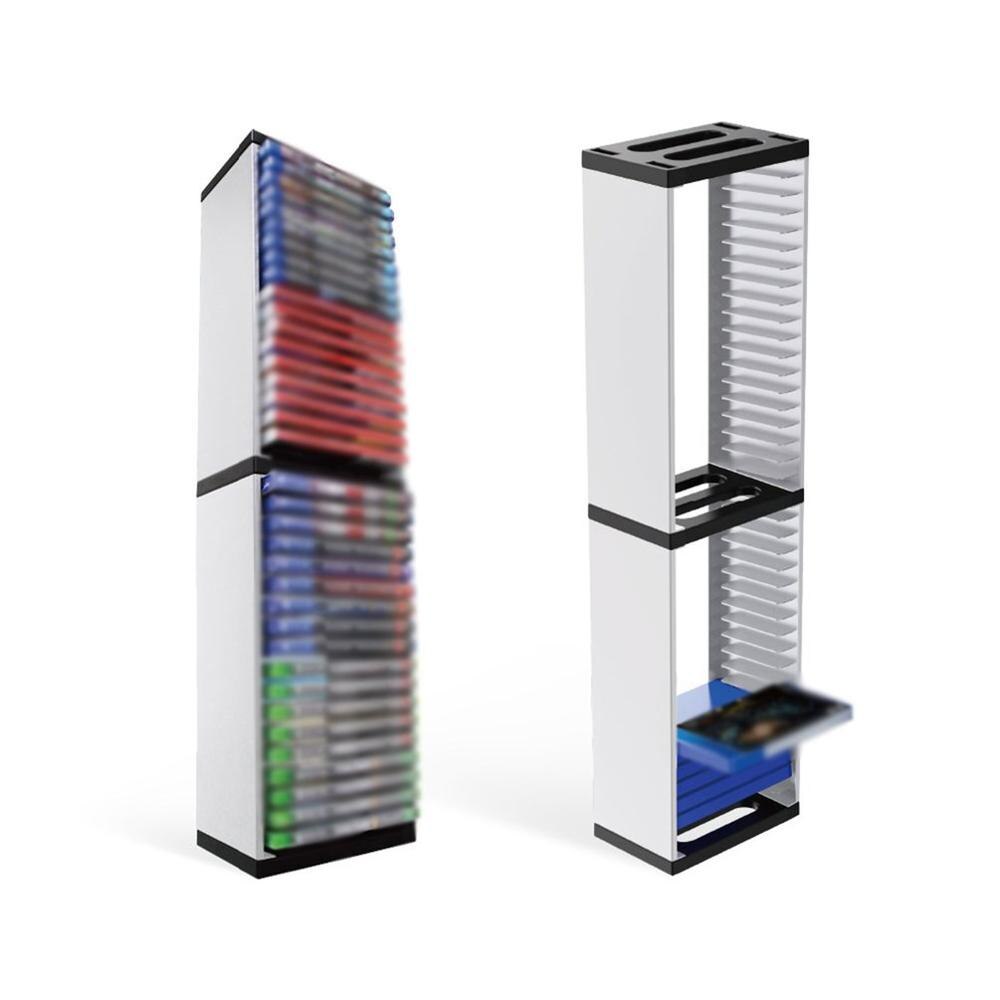 PS5 Host Storage Box PS 5 Game Disc Double-Layer Box Disc Tray Storage Bracket Playstation 5 Accessories P S5 Holder