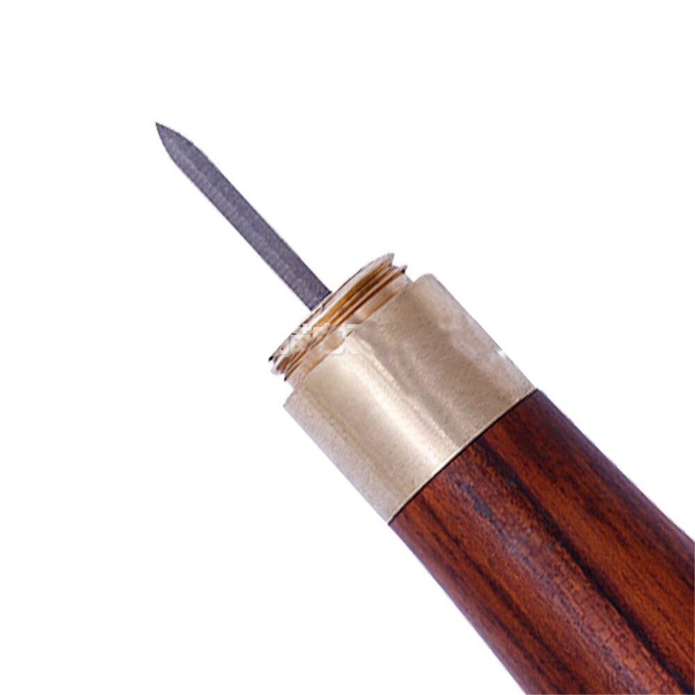 Poinçon de couture en cuir rouge en losange | Poinçon de couture en losange 4MM 5MM, manche en bois d'ébène, artisanat, Kits outils de couture faits main, bricolage