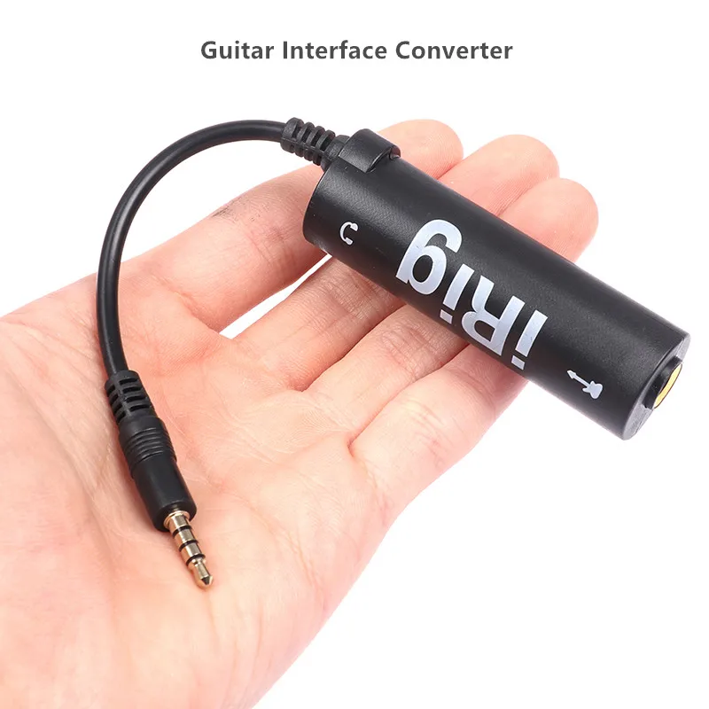 1PC voor Irig-gitaareffecten Vervang gitaren met telefoongitaarinterfaceconverter