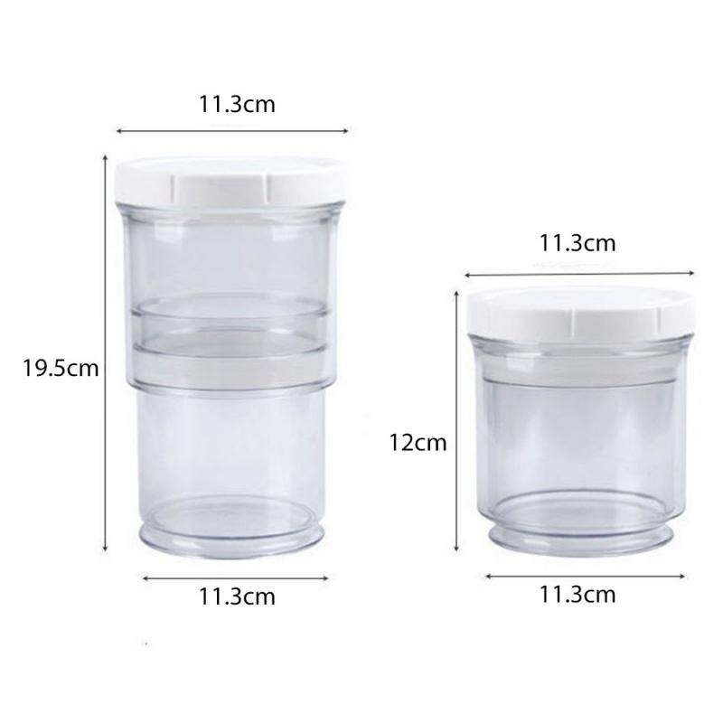 Kitchen Vacuum Storage Tank Stackable Airtight Storage Jars Plastic Kitchen Food Storage Canister Containers With Airtight Lid