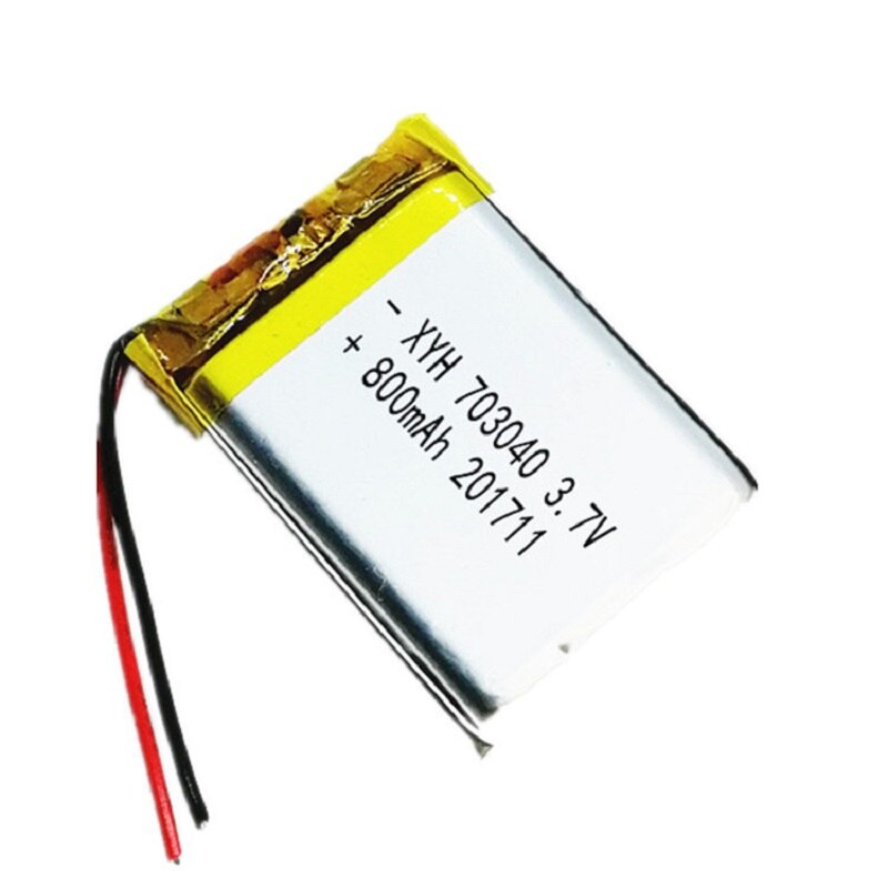 3.7v 800mAh Li-po Battery 703040 Rechargeable Lithium Batteries For LED Light MP3 MP4 Cell Phone DVD Laptop Power Bank: Default Title