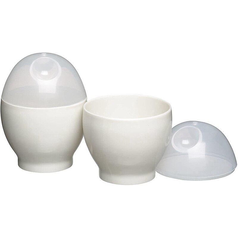 Mini coquetier vapeur pour four à micro-ondes, coquetier pratique et nutritif pour petit déjeuner, 2 pièces: Default Title