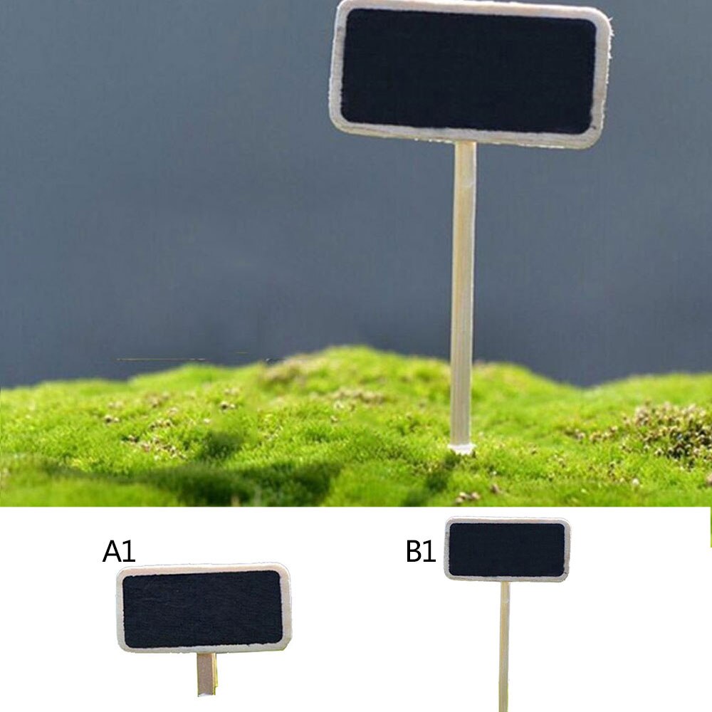 50 stuks Houten Ambachten Creatieve DIY Kleine Bord Micro Landschap Bloemen Decoratie Vetplanten Accessoires