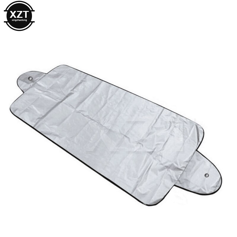 Silver Aluminium film Car Windscreen Heat Sun Shade Anti Snow Frost Ice Dust Shield Cover Protector for easy storage: Default Title