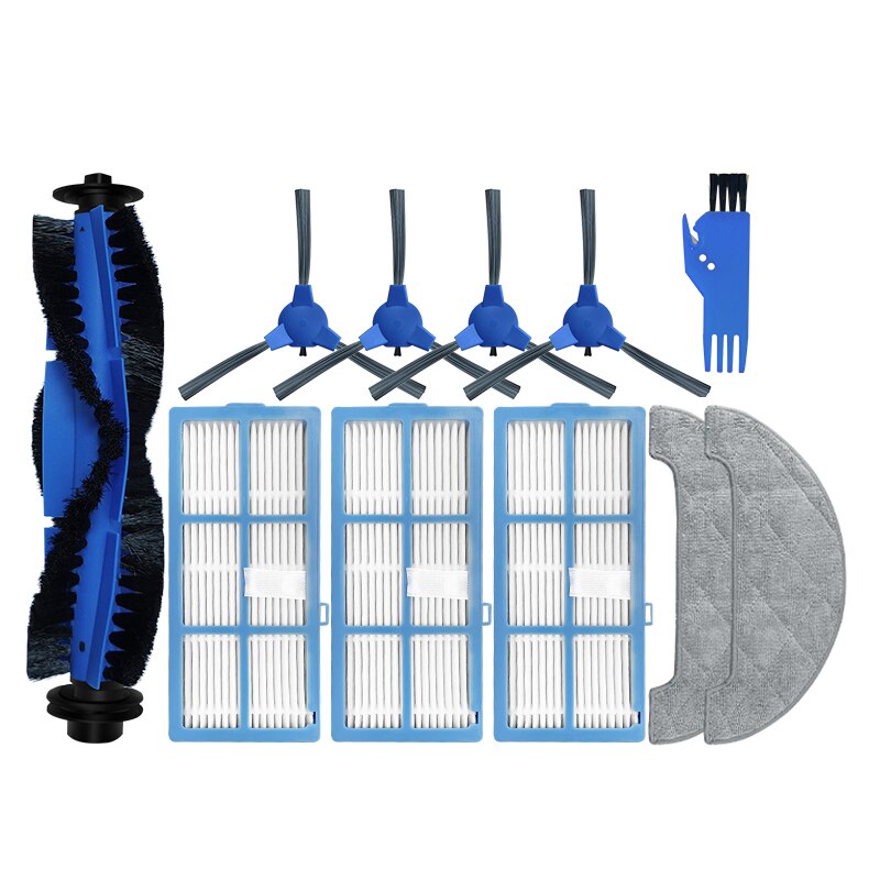 Confezione di ricambio per aspirapolvere robot Proscenic 850T pezzi di ricambio spazzola principale spazzola rotante filtro Hepa panno Mocio: Default Title