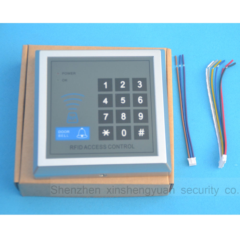 Bezpieczeństwa wejście zbliżeniowy RFID drzwi kontroli dostępu zamek system 500 użytkowników + 10 klawiszy