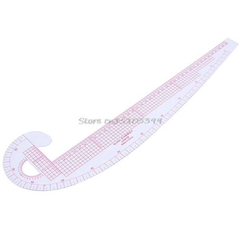 Sewing Ruler Comma Shaped French Curve Plastic Tailor Drawing Craft Tool DIY: 6