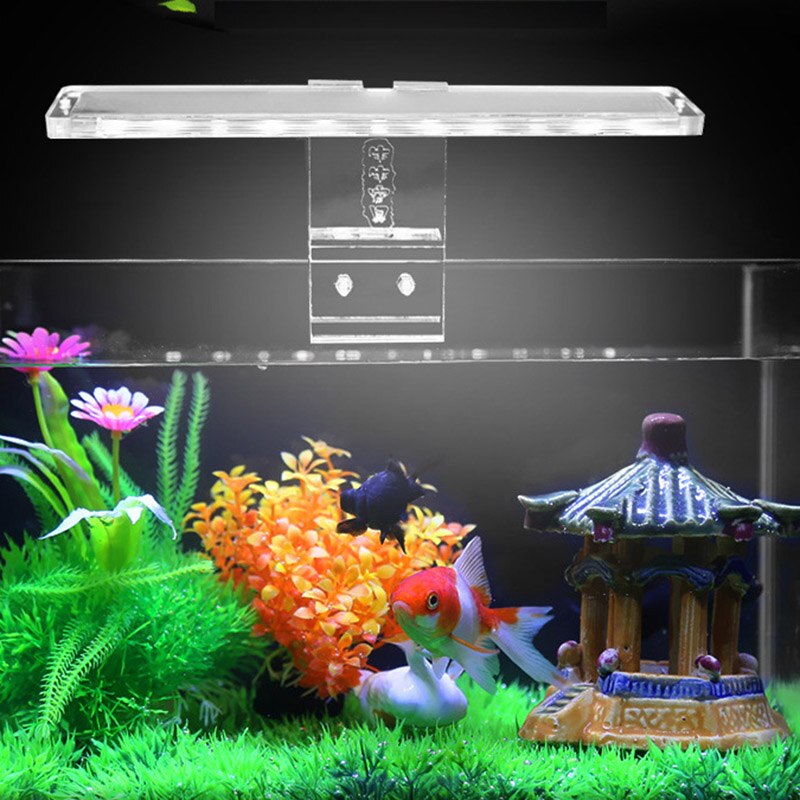 Led akvarielampe plantelys passer til tanke 3-8mm tykkelse vandlampe akvariebeslag lys  ud88