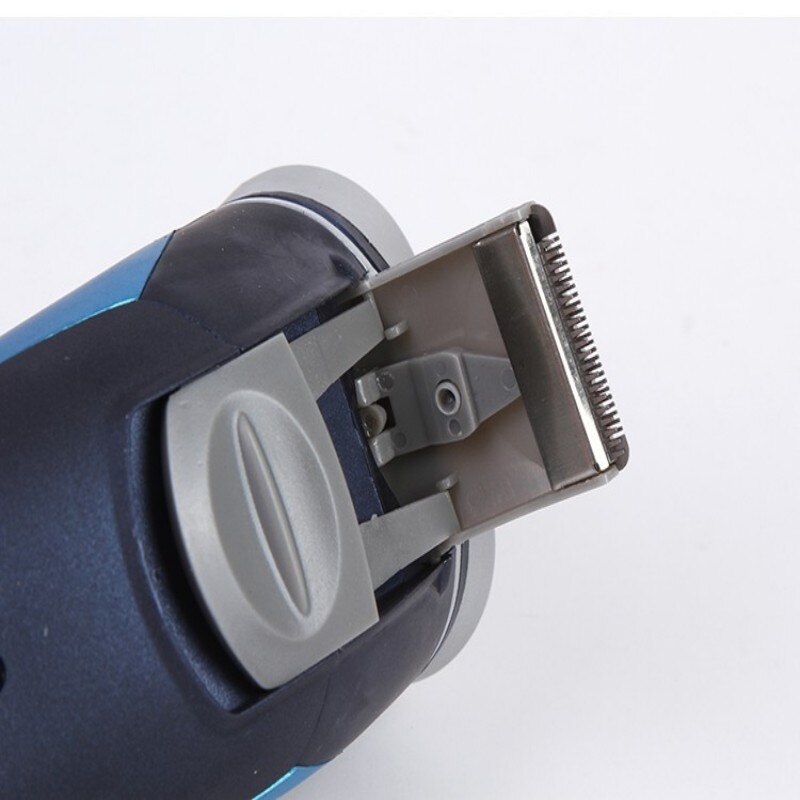 Wodoodporna akumulator przenośny męskie golarka elektryczna potroić ostrze elektryczne maszynki robić golenia Navalhas maszynka robić golenia