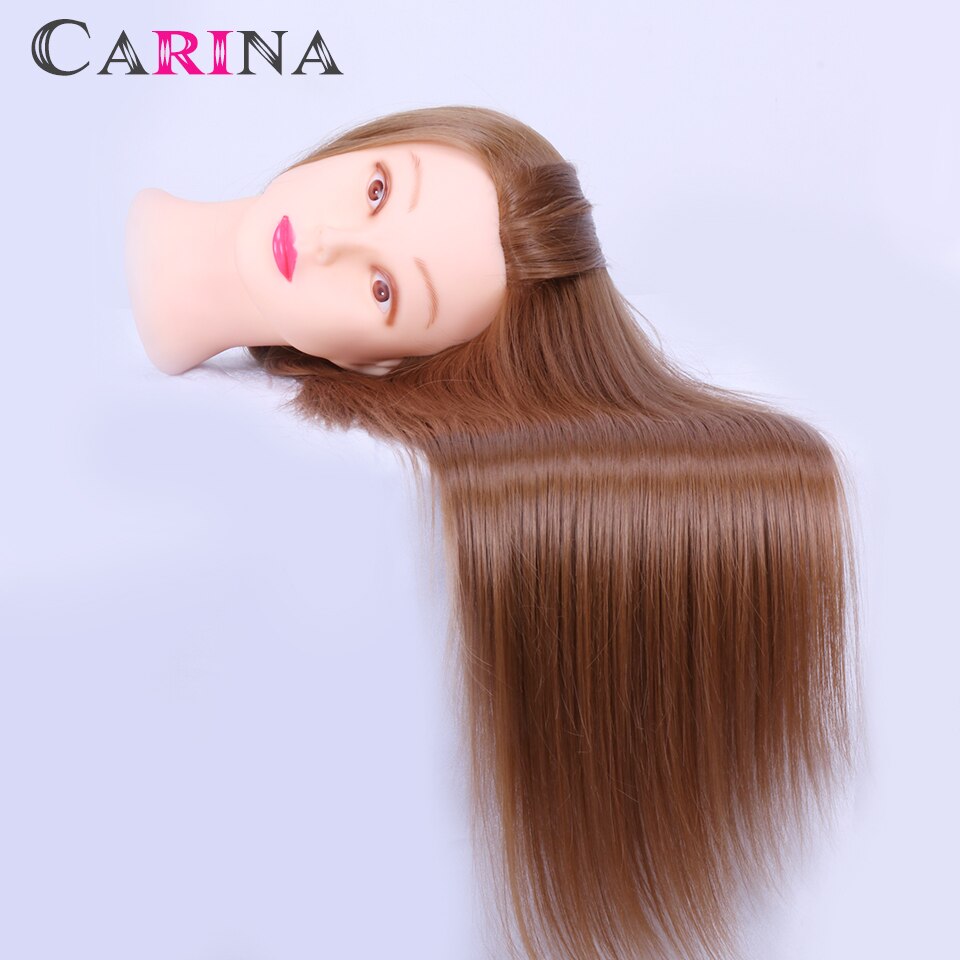 22 "Salon Mannequin Hoofd Voor Kapsels Golden Fiber Haar Pop Oefenpop Kappers Hoofd Pop Training Praktijk Hoofd Kapper