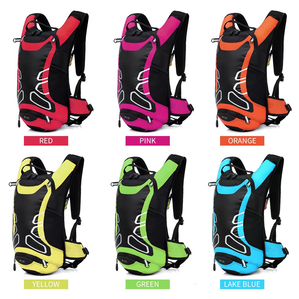 Ultra-light 15-liter bicycle backpack, mountain (MTB) or road bike cycling water bag, 2 liter water bag