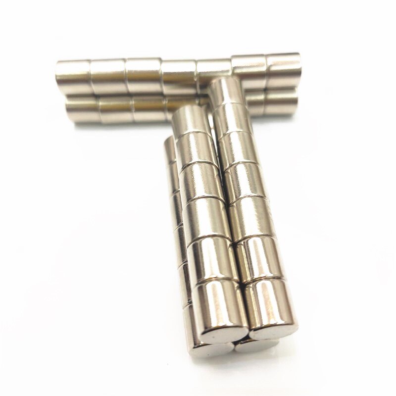 10mm x 10mm Neodymium Magnet 10x10 mm Super Powerful Strong Permanent Magnetic imanes N35 Round NdFeB 10x10 Magnetic standard
