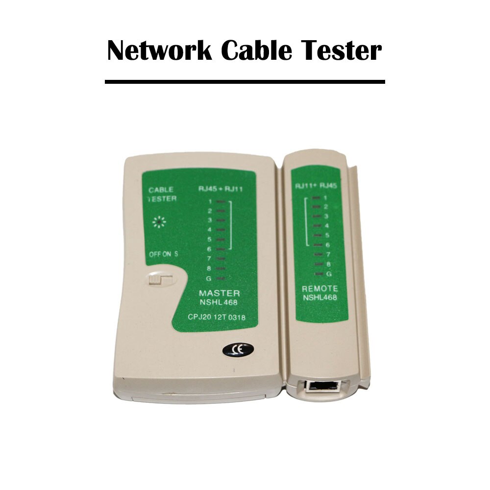 Network Cable Tester for RJ 11, RJ12, RJ45 Port Network Cable, Telephone Cable Network Tool Ethernet Networking