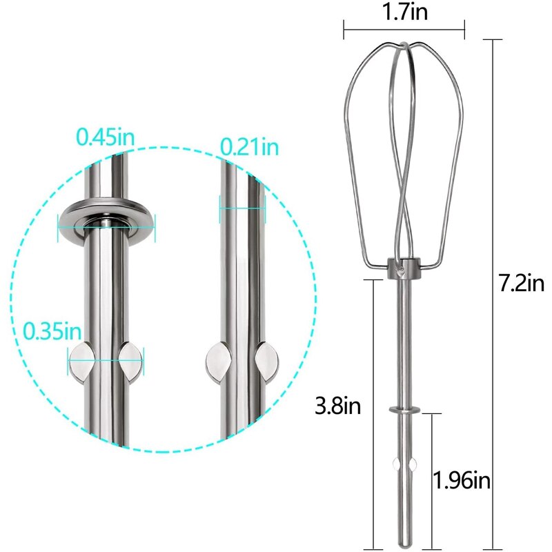 W10490648 käsi mikseri turbo tekijöiksi varten kitchenaid mikseri tukea replaces- sekoittaminen keitot, smoothie, tärisee, munanvalkuaista  ,2 kpl
