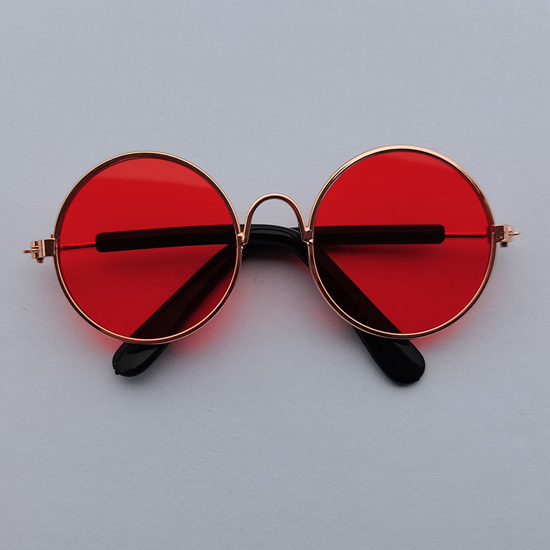 Jolies lunettes de soleil rondes Vintage pour chat, lunettes réfléchissantes pour petit chien, chat, Photos d'animaux de compagnie, produits pour animaux de compagnie, accessoires