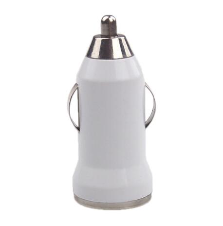 USB Car Charger Mobiele Telefoon Oplader voor iPhone voor Samsung voor Xiaomi Snelle USB Charger Adapter Auto Tabletten: White