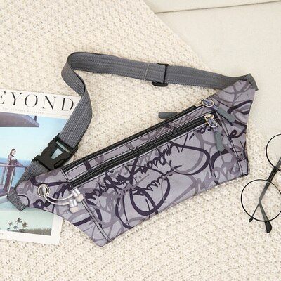 Kleurrijke unisex kleine heuptasjes met leuke prints, dames nylon borst- en schoudertas, all-match canvas draagtas voor heren: 2