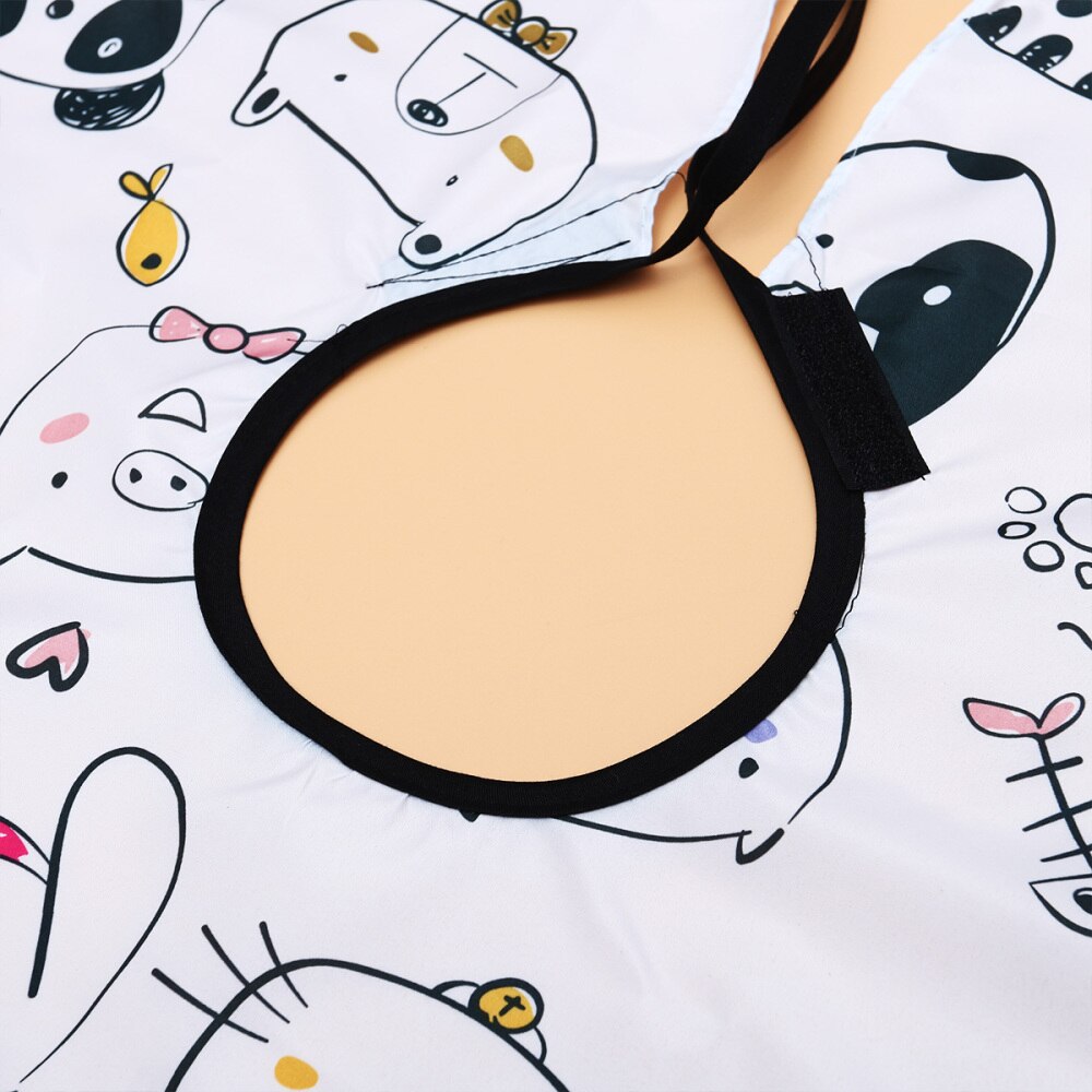 1Pc Haar Knippen Cape Cartoon Patroon Schort Haar Styling Cape Kapsalon Kleding Kappers Supply Voor Kinderen Kat