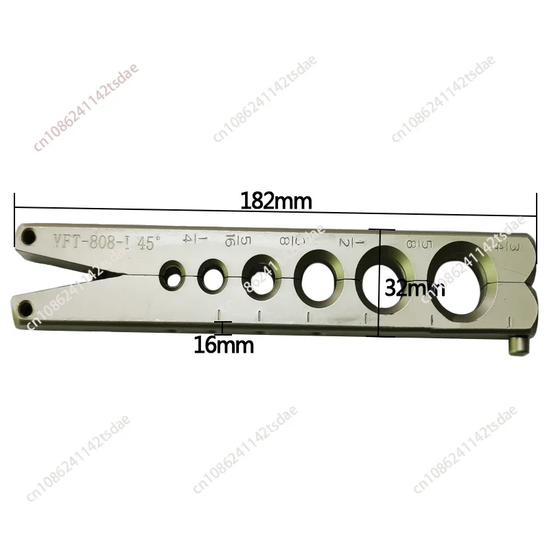 Copper tube expander eccentric tube expansion flaring tool kit with cutter for air conditioner manual HVAC tool kit VFT-808-MIS: Orange