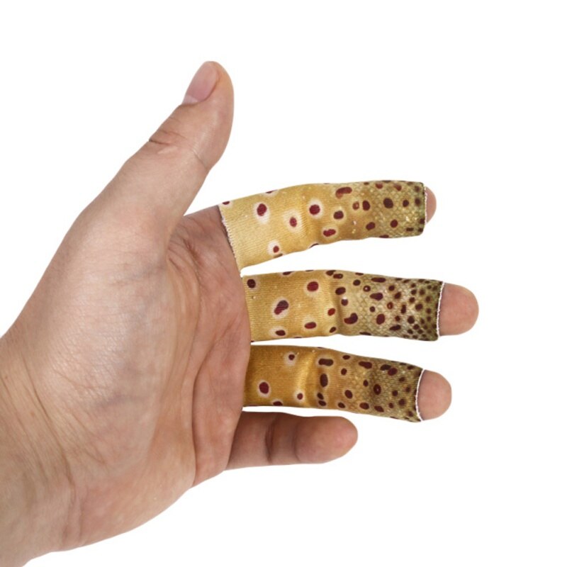 3 unids/set dedo pesca línea de protección Anti arañazos suave elástico deportes al aire libre dedo mano equipo Protector de manga