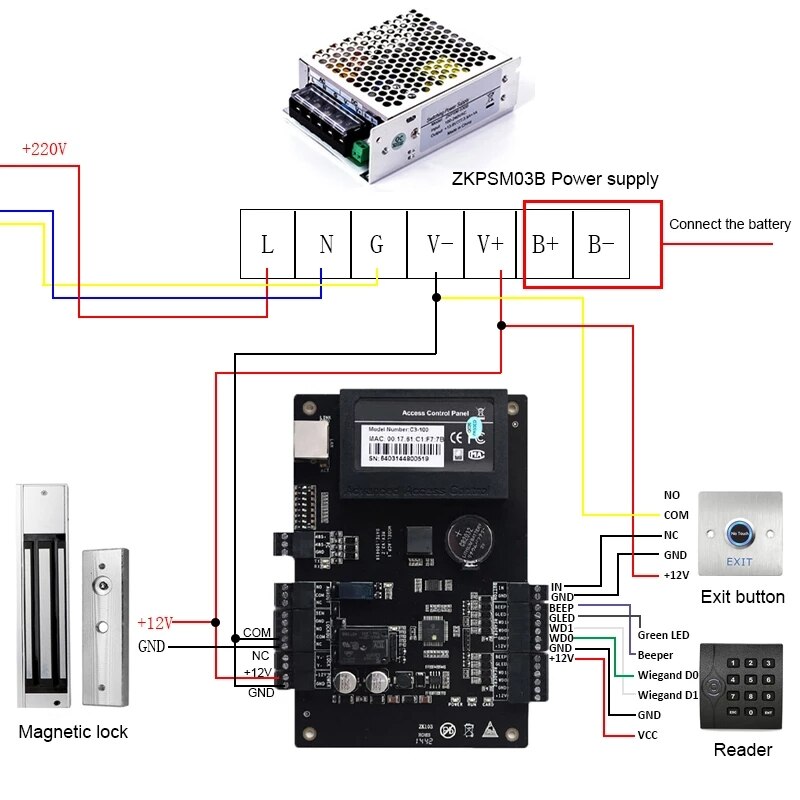 Cerradura magnética eléctrica para puerta de Control de acceso, cerrojo electromagnético de 280KG, 500 libras, 350KG, 800 libras, CC de 12V/24V