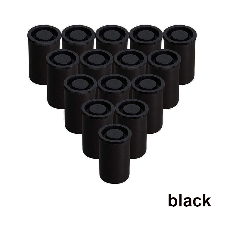 Bote de película vacía de plástico, contenedor de carrete de cámara, caja de almacenamiento para accesorios, cuentas artísticas, cebo de pesca, 10 ~ 60 uds.: Latón envejecido / 4XL