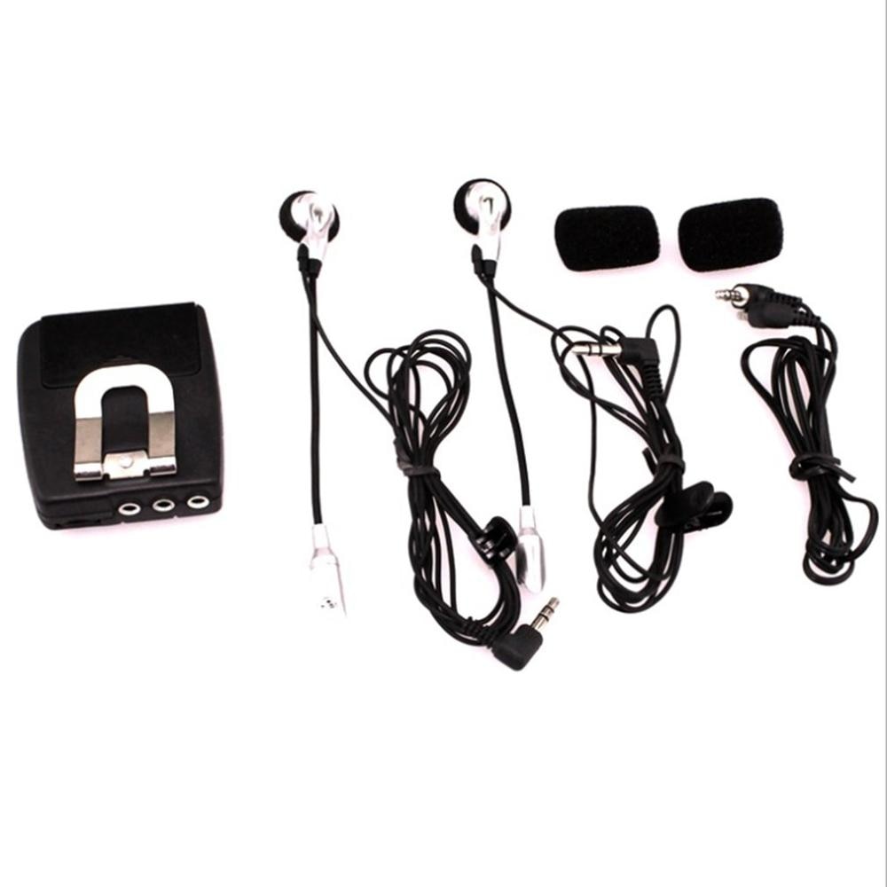 Moto Helm Front-To-Back Intercom Headset Plastic Gemodificeerde Motorhelm Intercom Hoofdtelefoon Accessoires