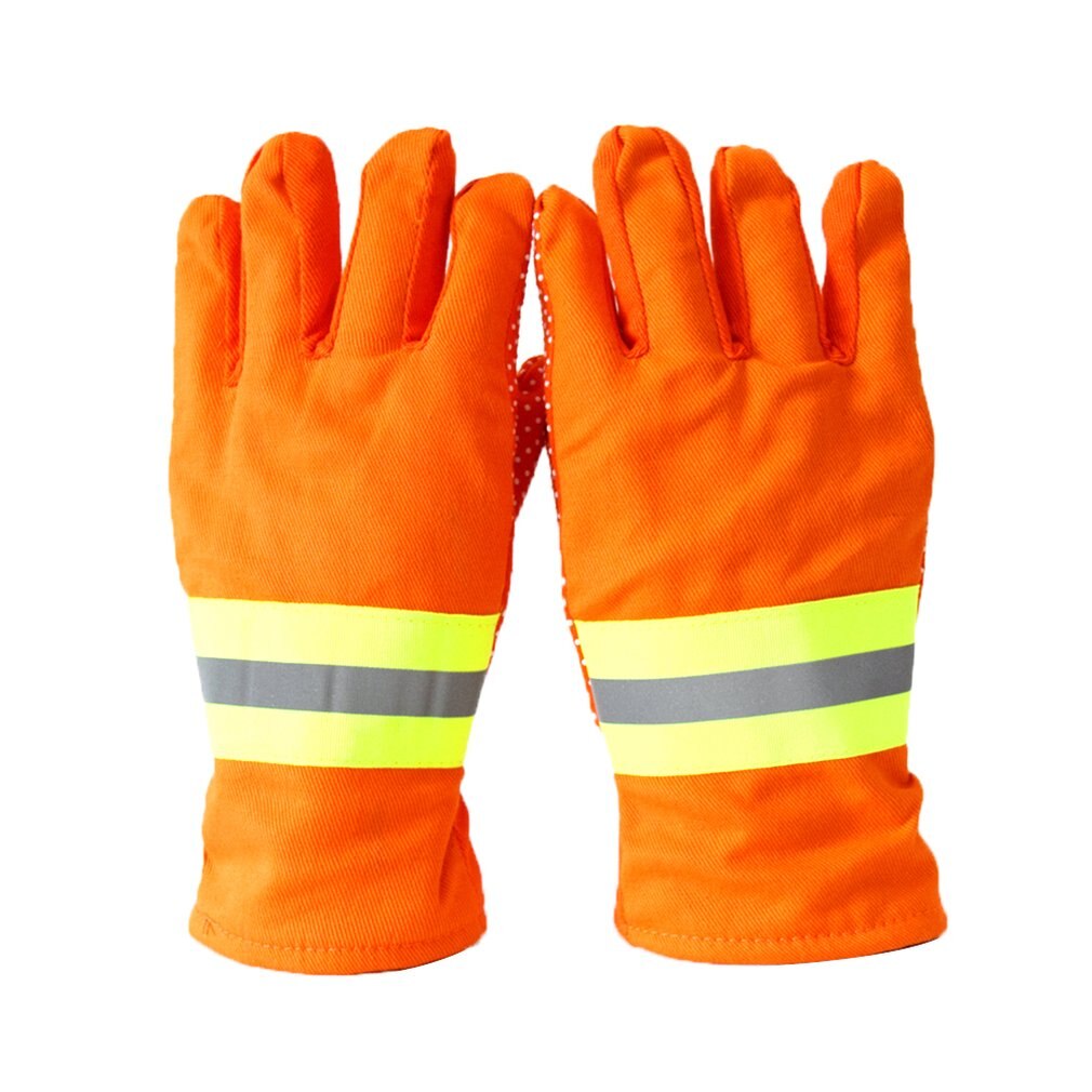 Fire Gloves Firefighters Fire Protection Gloves Ga7-2004 Standard 97 Firefighters Hand Da-076: Orange