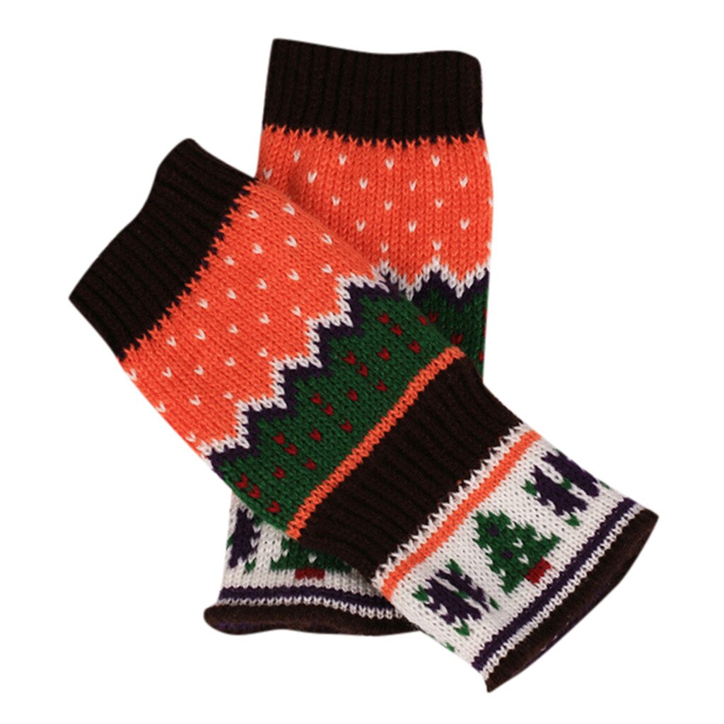 Halloweenowe rękawiczki damskie damskie paski kreskówkowe rękawiczki cieplejsze dzianiny długie rękawiczki bez palców rękawiczki akcesoria robić Halloween prezent