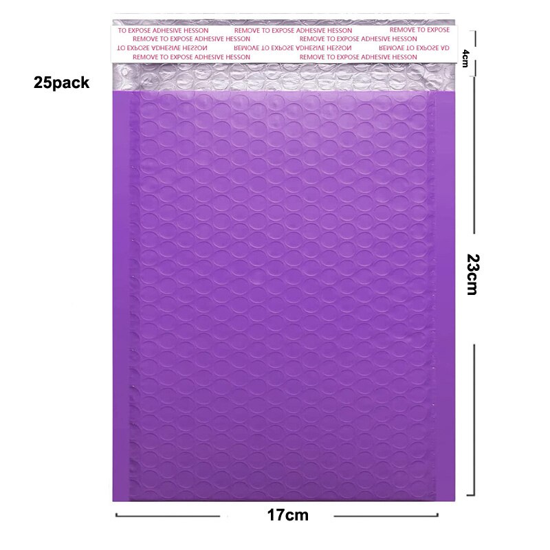 100-Pack 5x7 Poly Bubble Mailers – Padded Envelopes For Shipping, Self-Seal