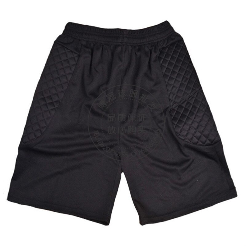 Sponge Soccer Goalkeeper Training Pants Boy Kids Slim Skinny Men Football GoalKeeper Trousers Sport leggings Training Pants: shorts / L