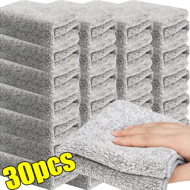 1/30Stck Bambus Mikrofaser Waschbecken Tuch Wasser...  Grandado