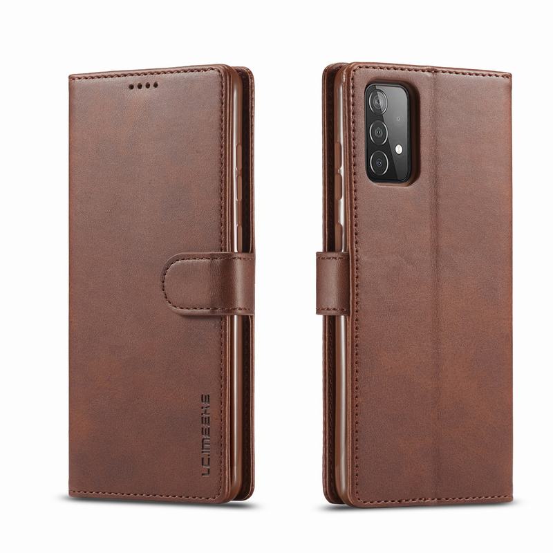 Leather Flip Case Voor Samsung Galaxy A52 5G Case Wallet Flip Boek Cover Voor Samsung Een 52 A52 Luxe magnetische Telefoon Tas Case Etui