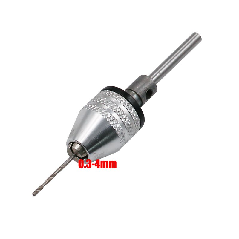 0.3-3.6mm Mini Drill Chuck Adapter Converter w/2.35mm Connecting Shaft Electric Grinding Engraving Machine Conversion