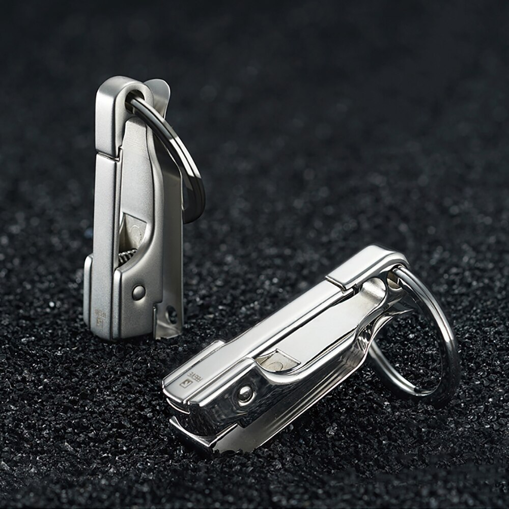 Porte-clés de voiture en acier inoxydable 304, ceinture de taille suspendue, Simple, de , pour hommes, de fête des pères