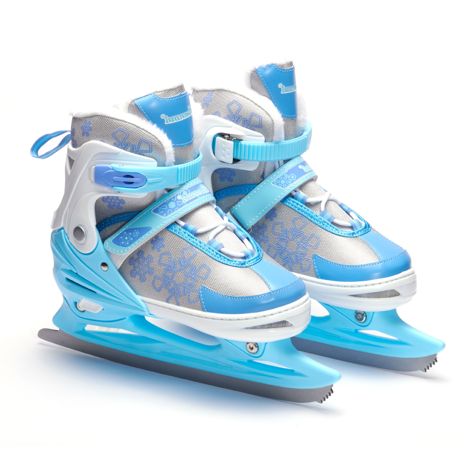 Ice Figure Skates Adjustable Size 30-41 Ice Hockey Skate Shoes With Blade Comfortable Thicken Adult Beginners Kids Warm Sneakers