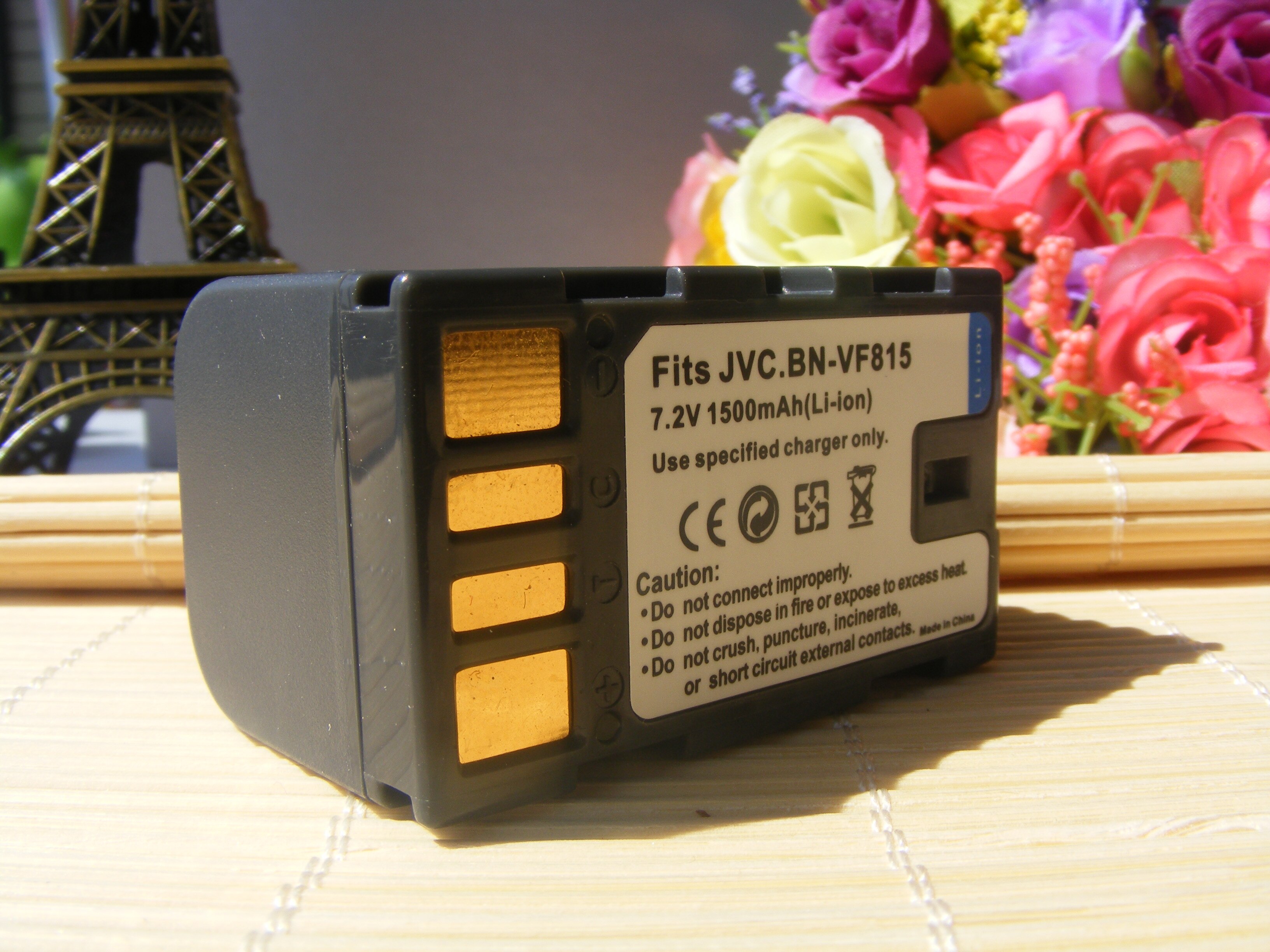 Battery for JVC BNVF808U BN-VF815 GZ-MS120 GZ-HM200 GZ-HM200b GZ-MG630 MS100